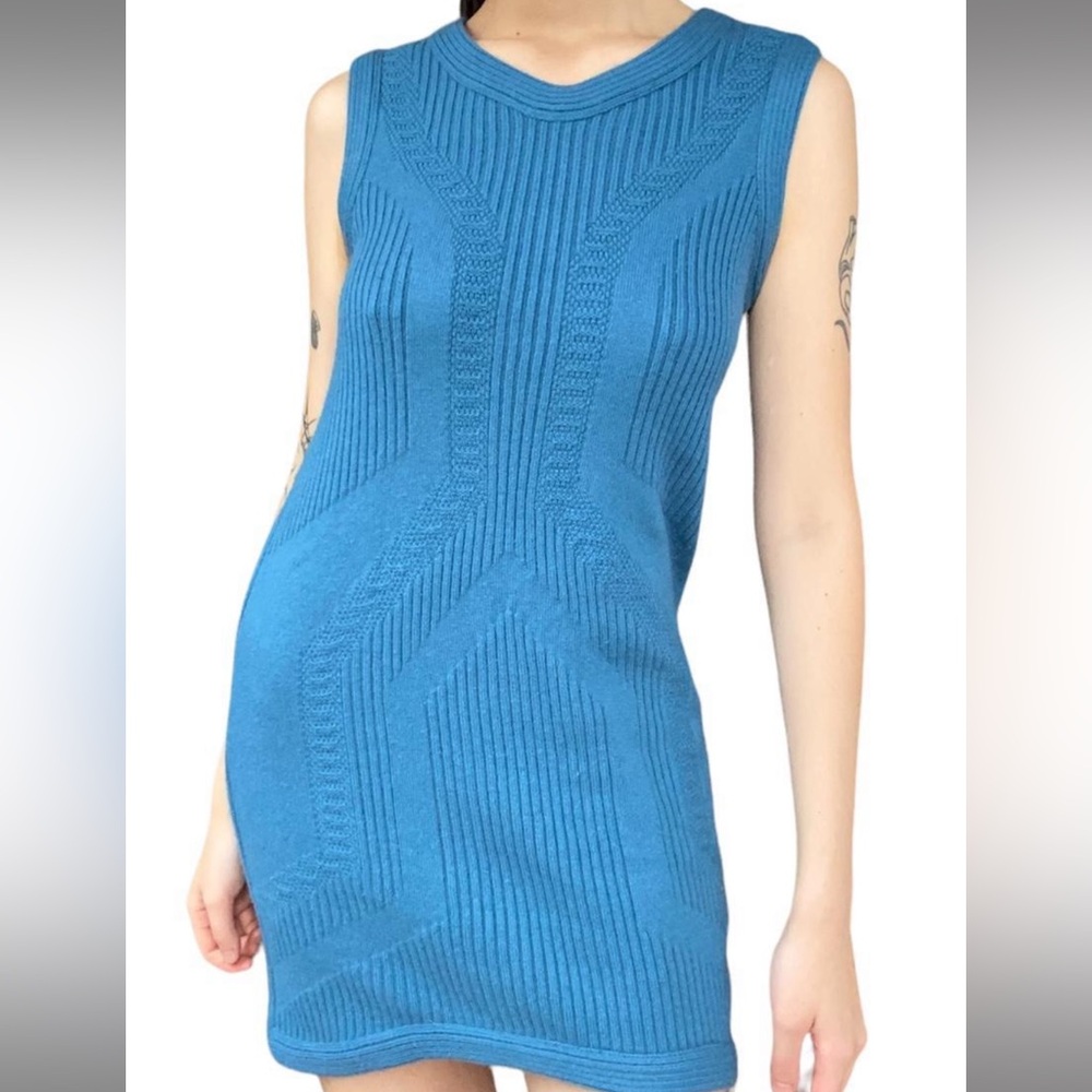 Fw 2007 undercover ribbed technical dress